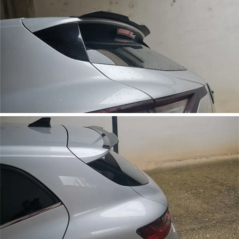 Rear Roof Lip Spoiler For Renault Megane 4 IV GT Sport Tourer 2016-2022 Hatchback ABS Plastic Car Tail Wing Decoration