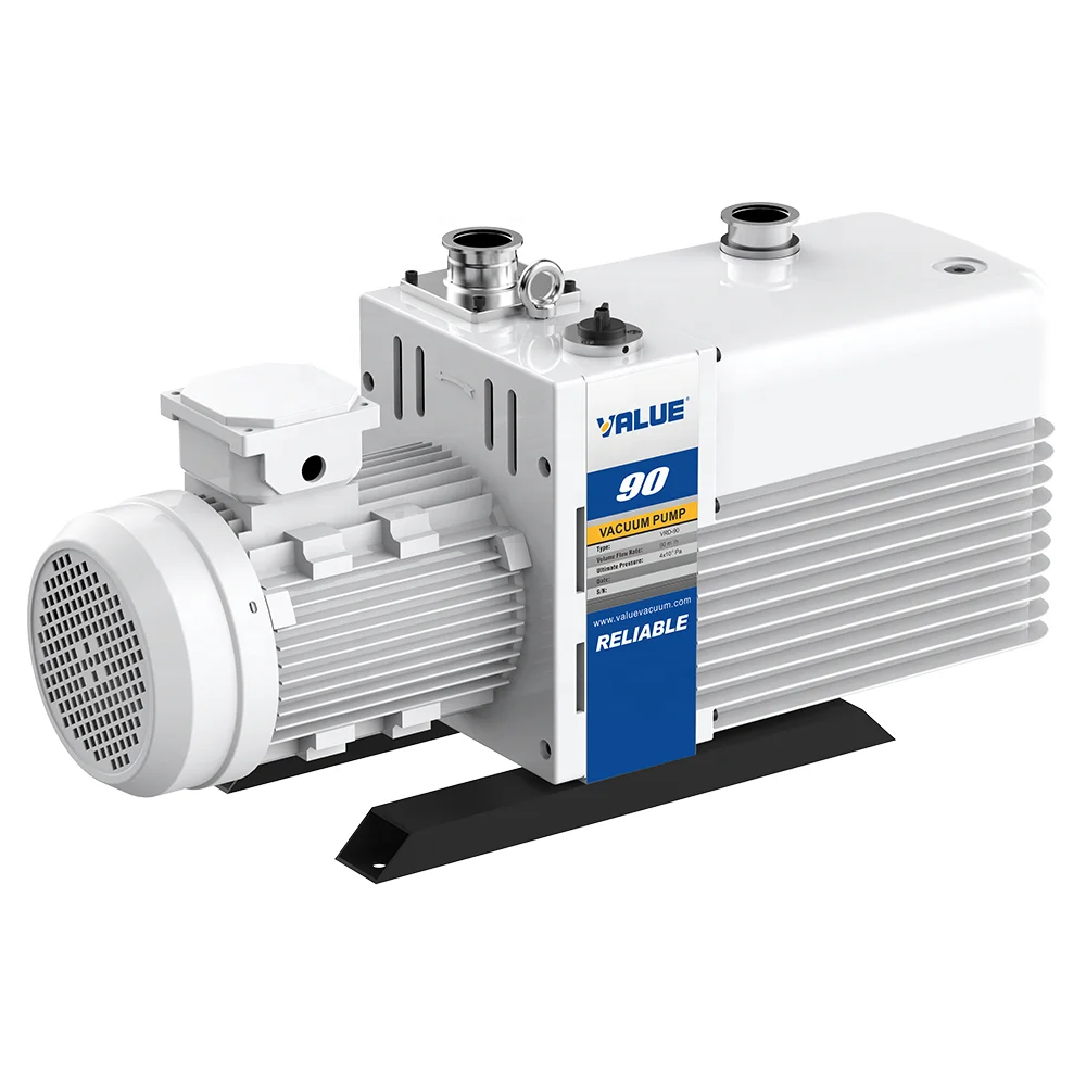 High-Flow 102m3/h 380V Two-Stage Sliding Rotary Vane Vacuum Pump Corrosion-Resistant for Machining Powered by Electricity