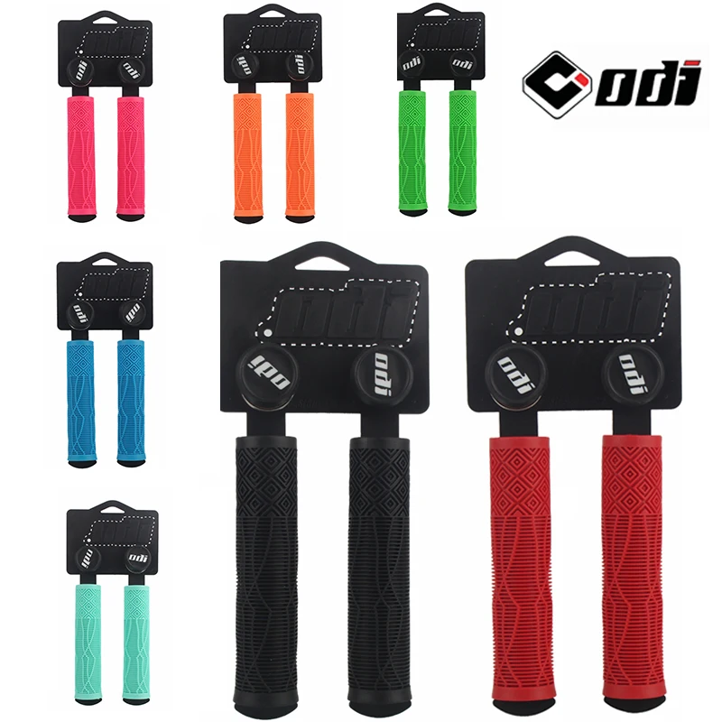 ODI MTB Bike Grips Cycling Bicycle Handlebar Grips Ultra-light Antiskid Soft Silicone Bike Handle Grips Cover Bicycle Bar Plug