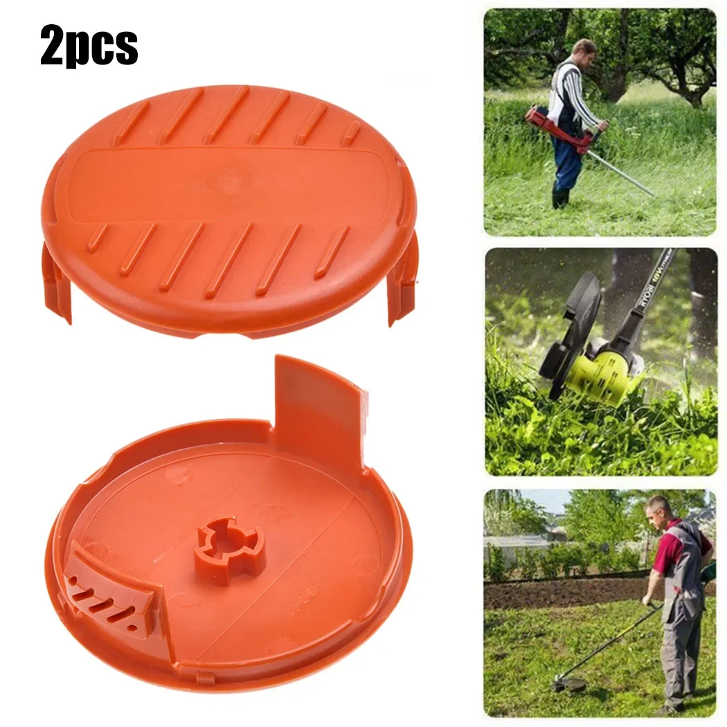 2Pcs String Trimmer Spool Cover Cap per Black & Decker ST4525 ST5528 ST5530 GL280 GL30 385022-02 muslimate 385022-03 90624846