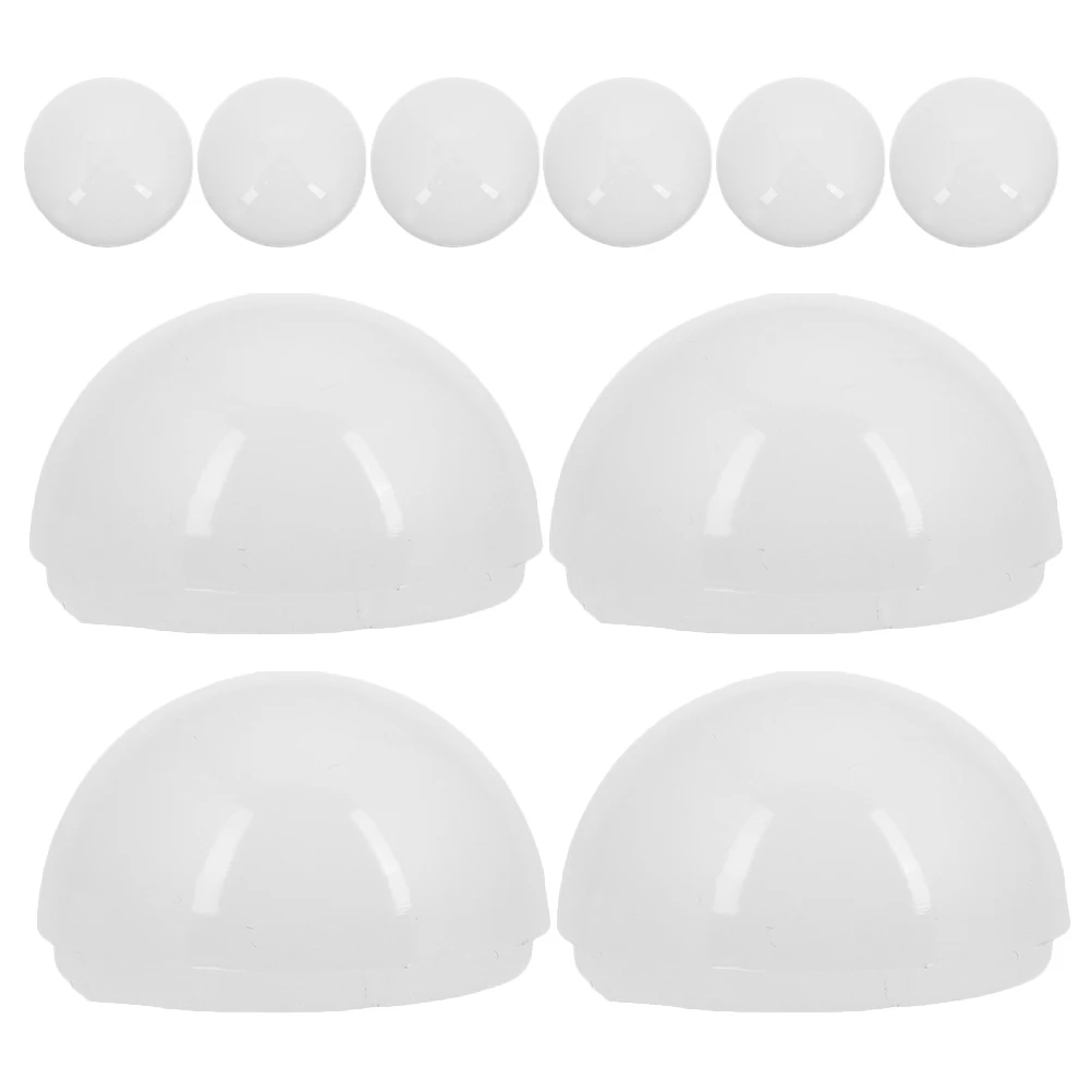 

10pcs Led Makeup Mirror Shell Half Sphere Soft Light Easy Replace Install Vanity Bathroom Bedroom Living Room Home Decor