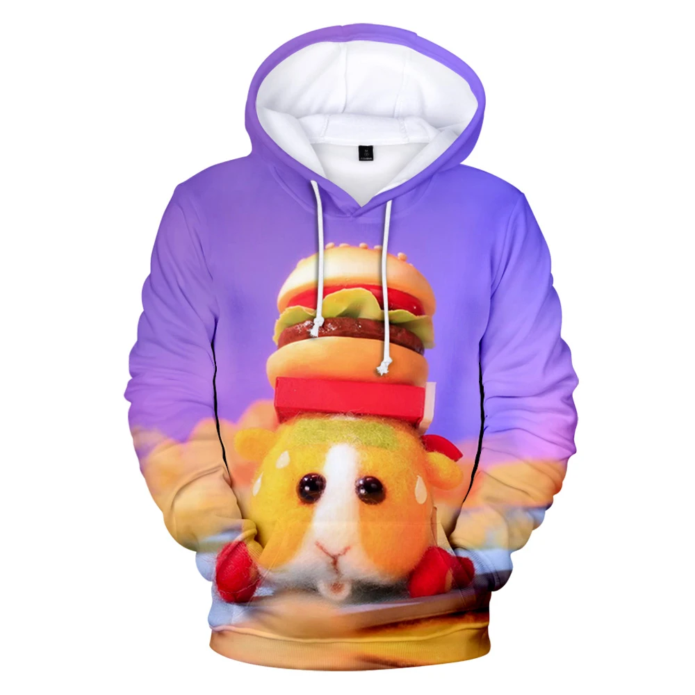 

2026 Pui Pui Molcar Hoodie Unisex 3D Sweatshirt Long Sleeve Women Men's Tracksuit Harajuku Streetwear Fashion Clothes Plus Size