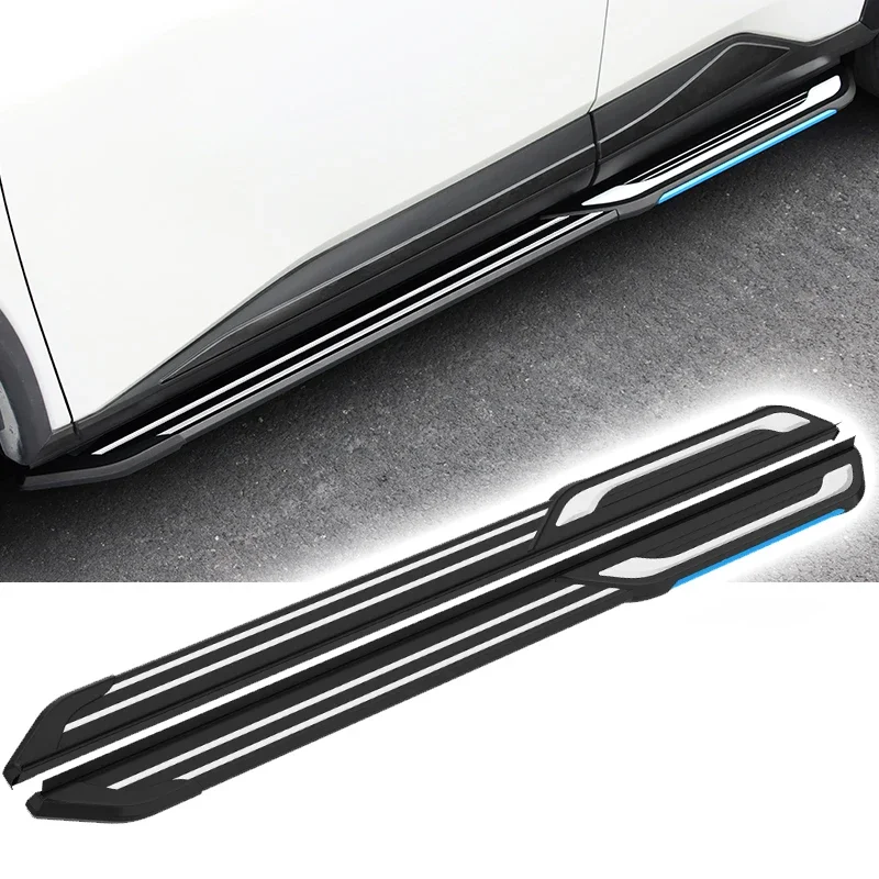 New! 2pcs fit for Nissan X-Trail Rogue T33 2021-2024 Side Step Running Board Aluminium Pedal (with Brackets)