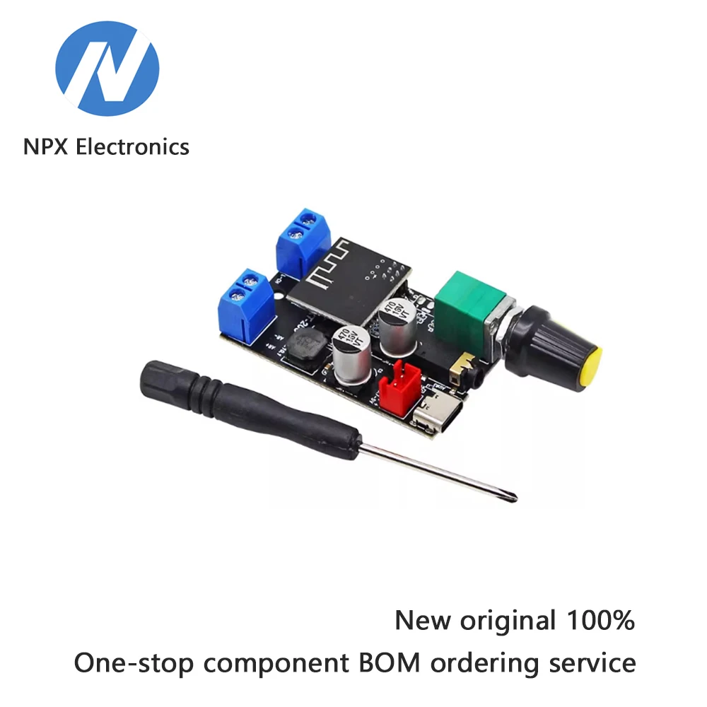 

3.7V~5V single-cell lithium battery stereo dual-channel Bluetooth audio receiving amplifier board DIY bookshelf audio modificati