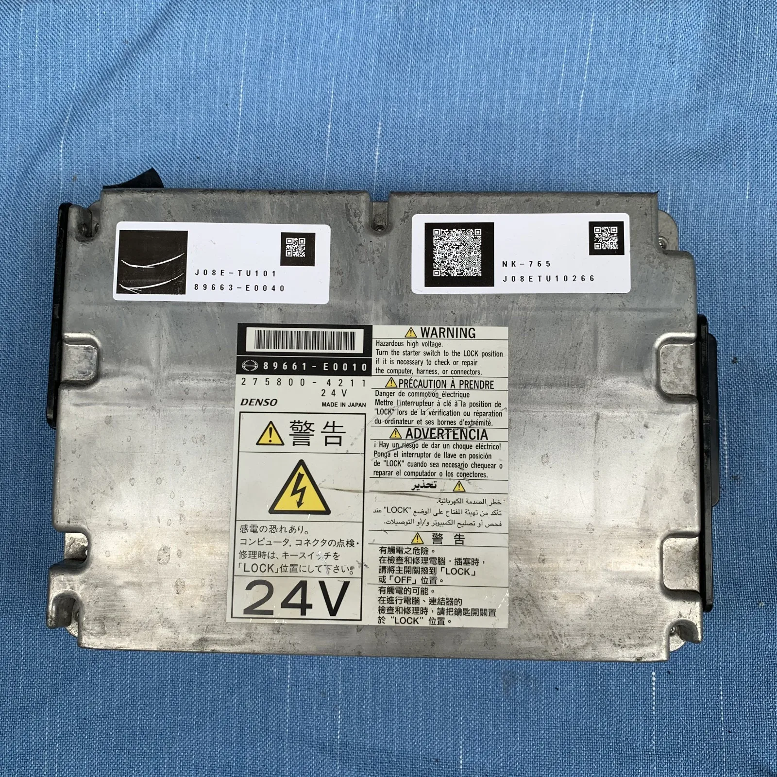 

FOR HINO 500 RANGER TRUCK J08E J08E-TU ENGINE ECU ECM 89661-E0010 275800-4211