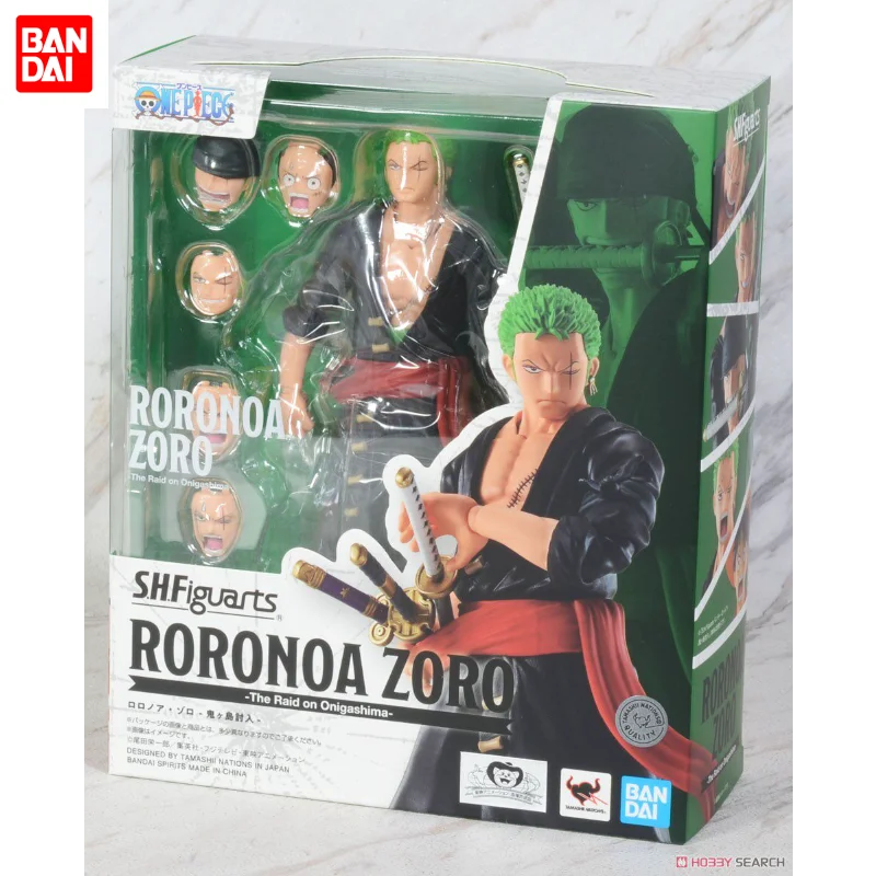 

Bandai SHF One Piece Roronoa Zoro Onigashima Battle Ver. Figure Gift Collectible in Stock Shipped Within 24 Hours