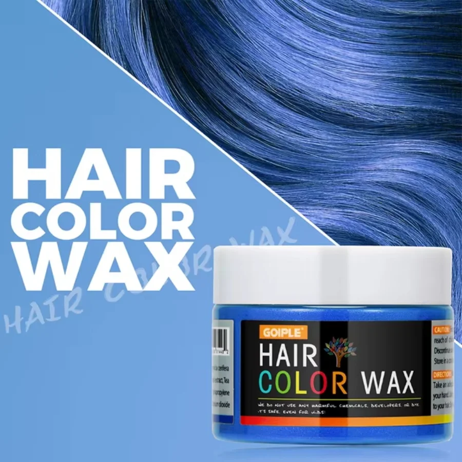 Valentijnsdag DIY Haarverf Modder Haar Kleurwas Makkelijk te Verwijderen Kleurcrème Eenmalige Haar-, Baard- en Wenkbrauwkleurproducten