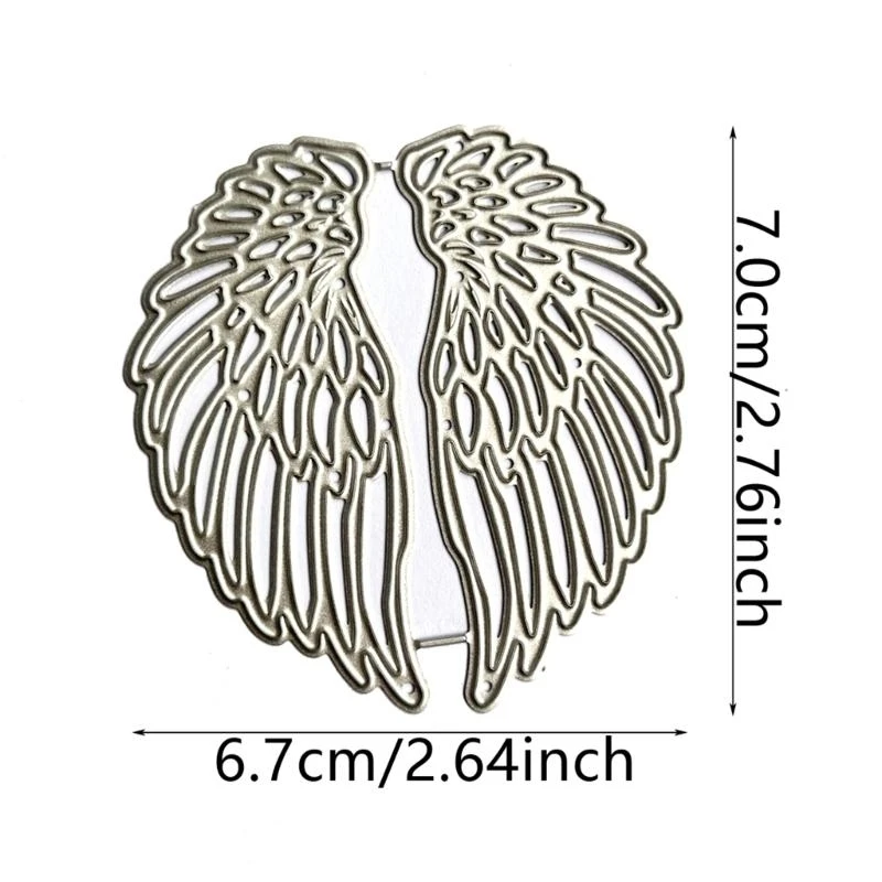 F92B Metal Die Cuts Wing Embossing Stencil Cutting Dies for Card Making Scrapbooking