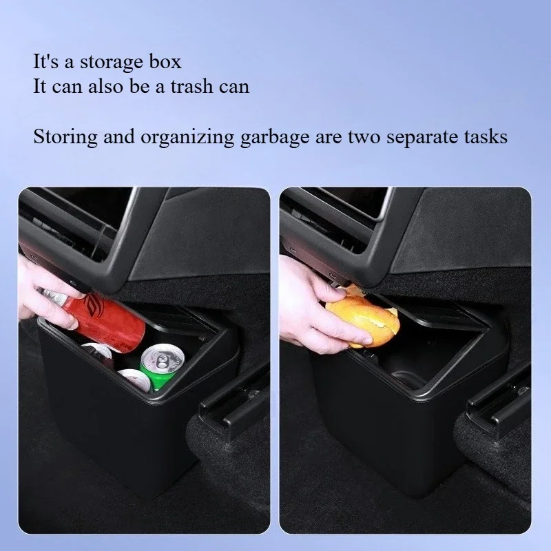 

For Tesla Model Y Juniper/Launch 2025 Rear Seat Storage Box Below The Rear Air Outlet Rear Seat Organizer Tray Car Accessories