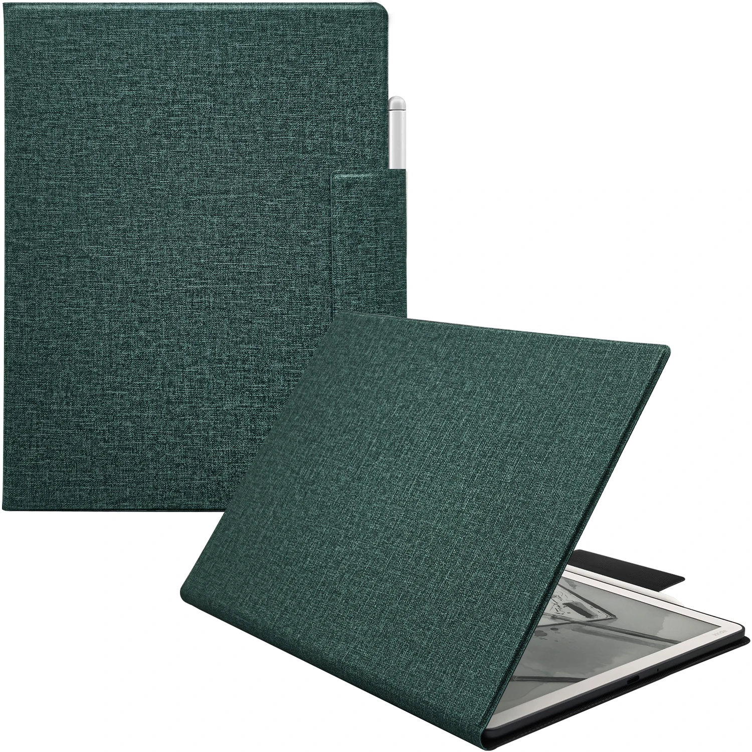 

Magnetic Stand Folio Case for 11" Kindle Scribe/Scribe Colorsoft 2025 Ultra-Thin PU Leather Cover - Pen Buckle & Auto Sleep/Wake