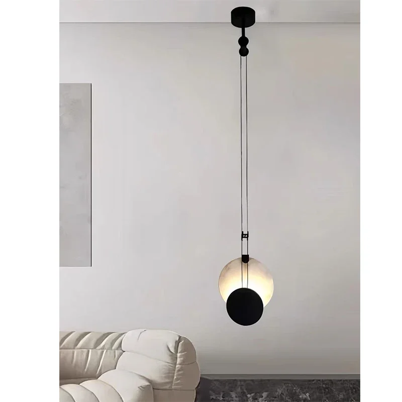 Modern Minimalist Pendant Light Suitable for Bedside Study Bedroom Chandelier Home Interior Hanging Lighting Design