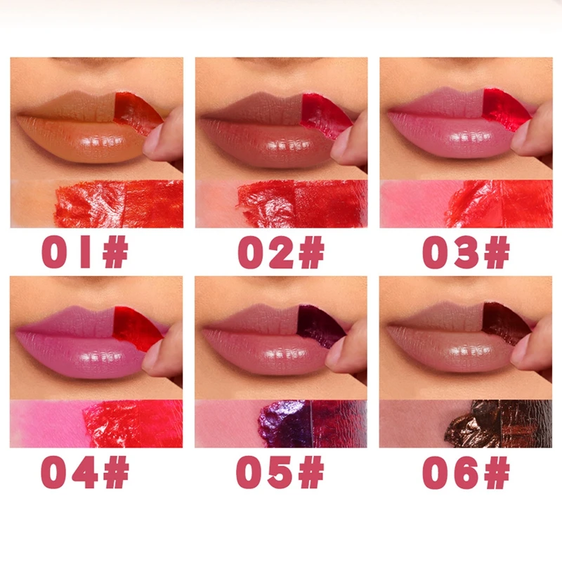 Peel off Lip Gloss Long Lasting Waterproof Matte Liquid Lipstick Lip Tint Stain for Women Makeup Cosmetic