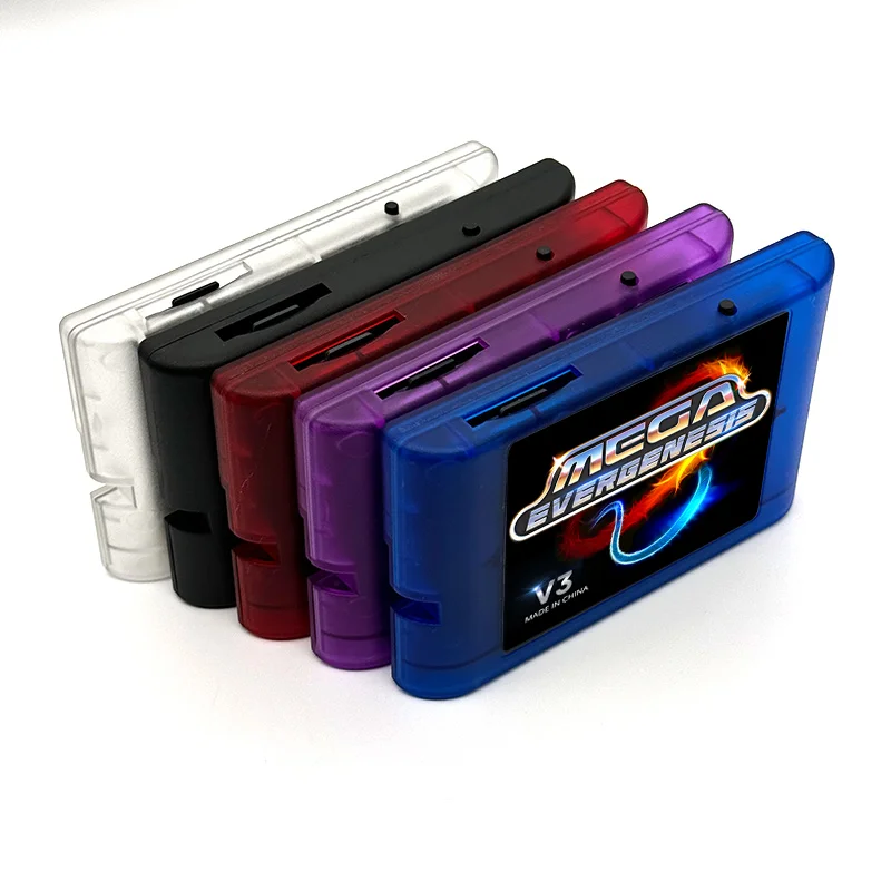 Mega Drive V3.0 Pro EDMD Remix MD V3 Game Cartridge for SEGA MegaDrive GENESIS US/JP/EU 16-bit Video Game Console