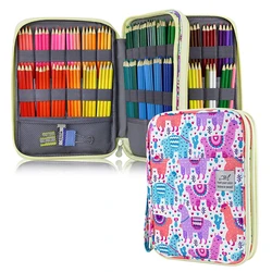 Lápis Kawaii Case Escolar Organizador Caso Lápis Suprimentos Menina Saco Grande Capacidade para Estética Escritório Utilitários Big Color Pen Box