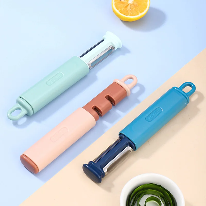 

Peeler Multi-function Sharpener Two-in-one Vegetable Fruit Potato Cucumber Portable Sharp Kitchen Accessories Tool