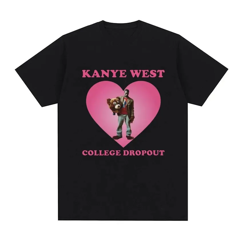 I Love Kanye West T Shirt for Men Oversized Cotton Short Sleeve T Shirts Man Women's Fashion Clothes T-Shirt Streetwear 2024 New