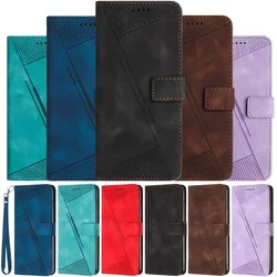 Flip Wallet Case For Xiaomi POCO X6 X5 X4 Pro 5G M6 Pro 4G F5 C65 Redmi 13C 12C Note 13 Pro Plus 12 12S Magnetic Lanyard Cover