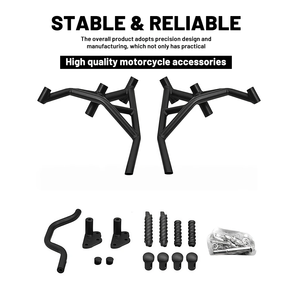 Motorcycle accessories spring bumper anti fall protection bumper Durable Raw Material Suitable For Spring Breeze 800NK