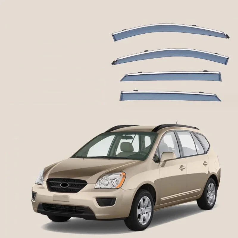 Window Visor Car Rain Guard Side Window Deflector For Kia Rondo 2006 2007 2008 2009 2010 2011 2012 2013 2014 2015 2016 2017-2020