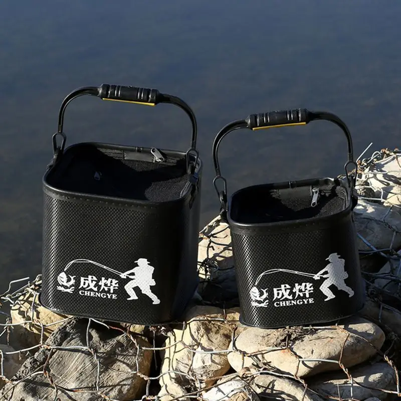 دلو صيد قابل للطي Luya للحماية البرية، مريح ومحمول وسميك ومقاوم للاهتراء #3