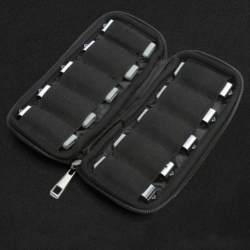 SZ Portable U Disk USB Flash Drives Organizer for Case Shockproof Travel Protective Storage Bag 6/10 Slots