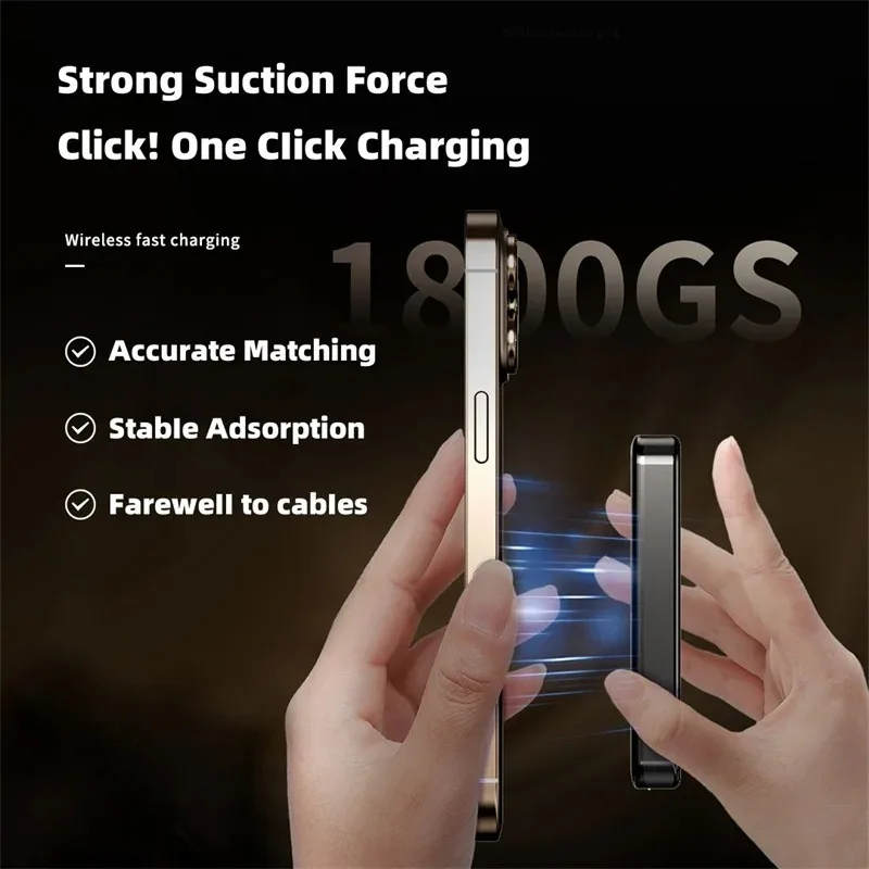 22.5W Magnetic PowerBank 100000mAh Large Capacity Wireless Fast Charger Portable Power Supply for iPhone Xiaomi