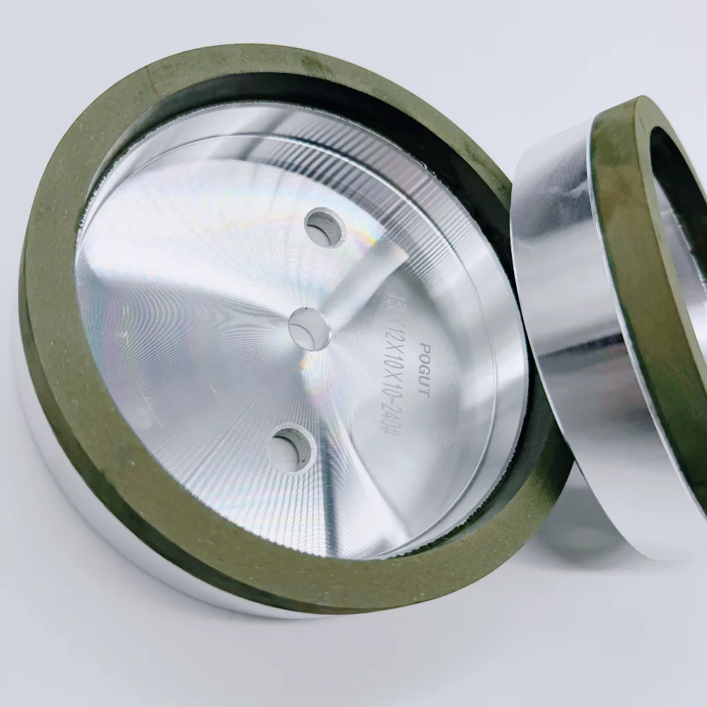 Meule conversive pour coupe en résine, machine à bordure droite en verre, Arris, qualité supérieure