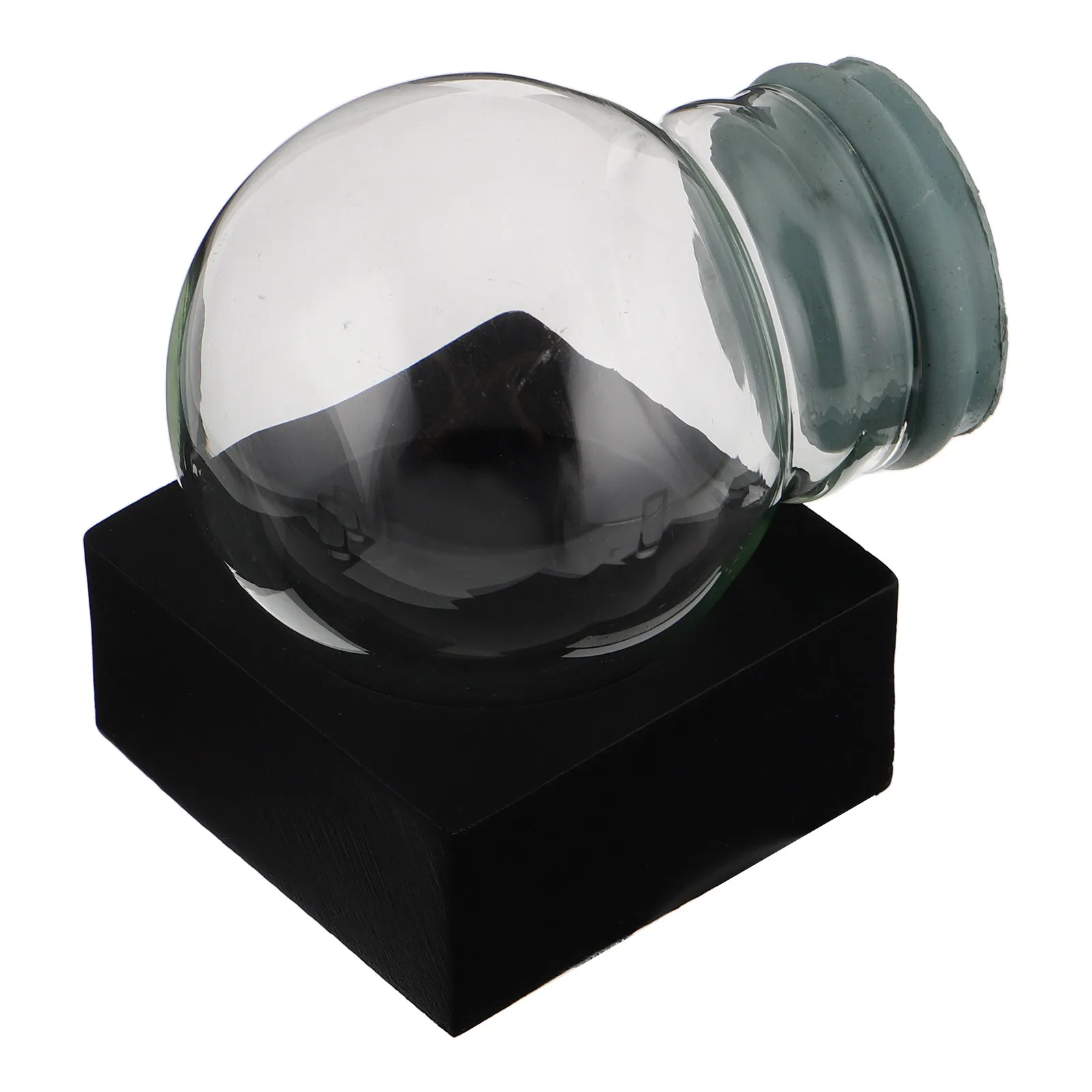 DIY Snow Globe Kit Empty Glass Globe with Wooden Base Creative Craft Project for Adults Holiday Decoration Supplies Set