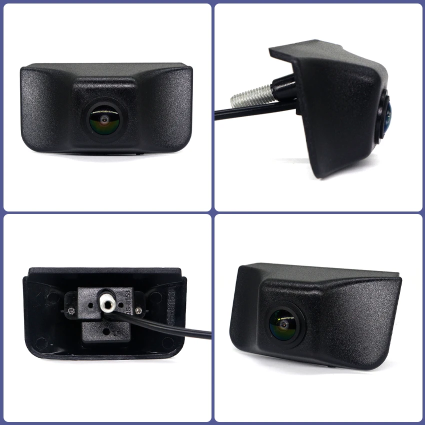 كاميرا 140 درجة عين السمكة AHD CVBS كاميرا شعار الرؤية الأمامية للسيارة مقاومة للماء لسيارة جيب جراند شيروكي KL WK2 2015 ~ 2020