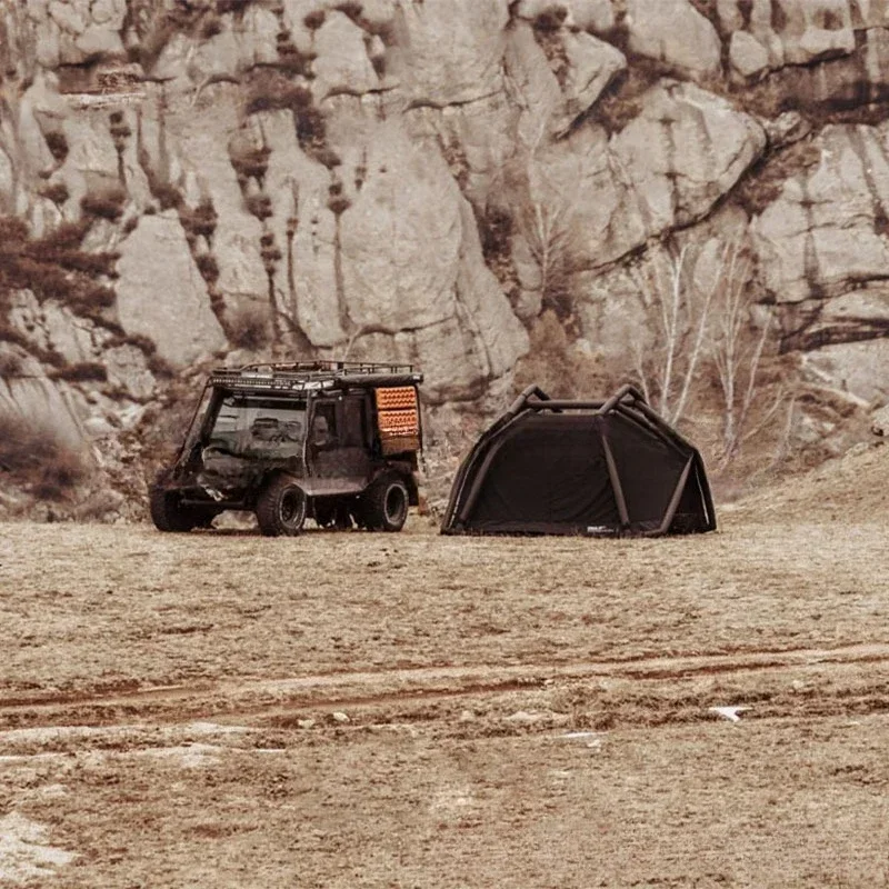 Bring a canopy double-layer tent