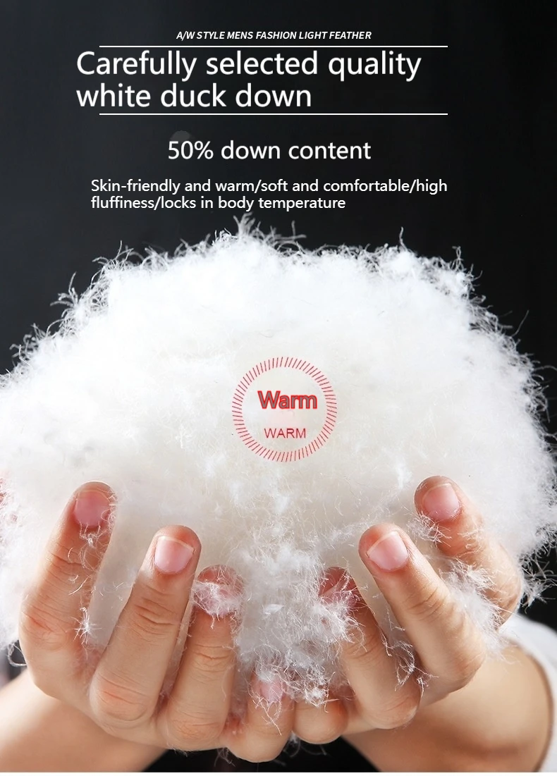 2024 Winter neuer modischer Kapuzenpullover, locker, verdickt, winddicht und kältebeständig, warme Daunenjacke, tägliche lässige Baumwolljacke – Detail 6