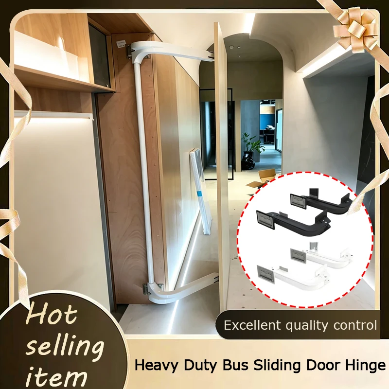 

Петля для тяжелых дверей автобусов с наружным открыванием, с бесшумным демпфером, нагрузка до 90 кг, направляющая для шкафов и гардеробов