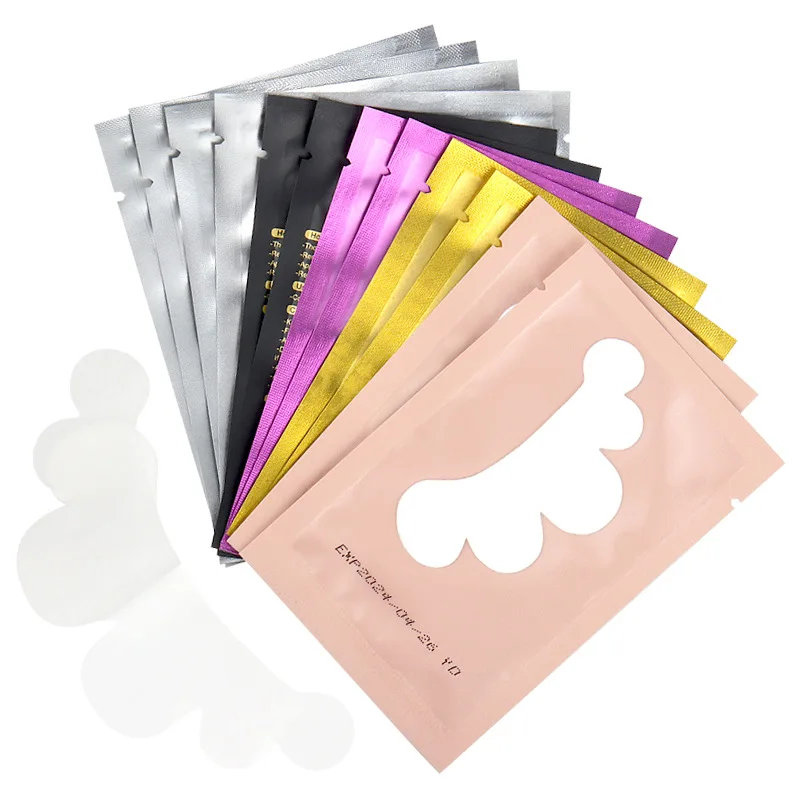 50 Pairs Cloud-Shaped Grafting Eyelash Gel Patches – Under Eye Pads for Eyelash Extension, False Lashes & Makeup Application