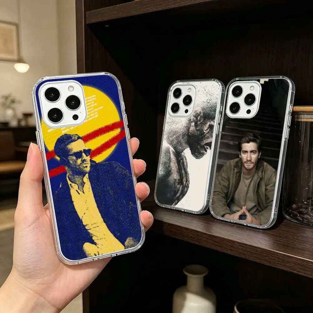 

J-Jake G-Gyllenhaal Phone Case For iPhone 17 16 15 14 13 12 11 Mini Pro Max Plus Transparent Cover