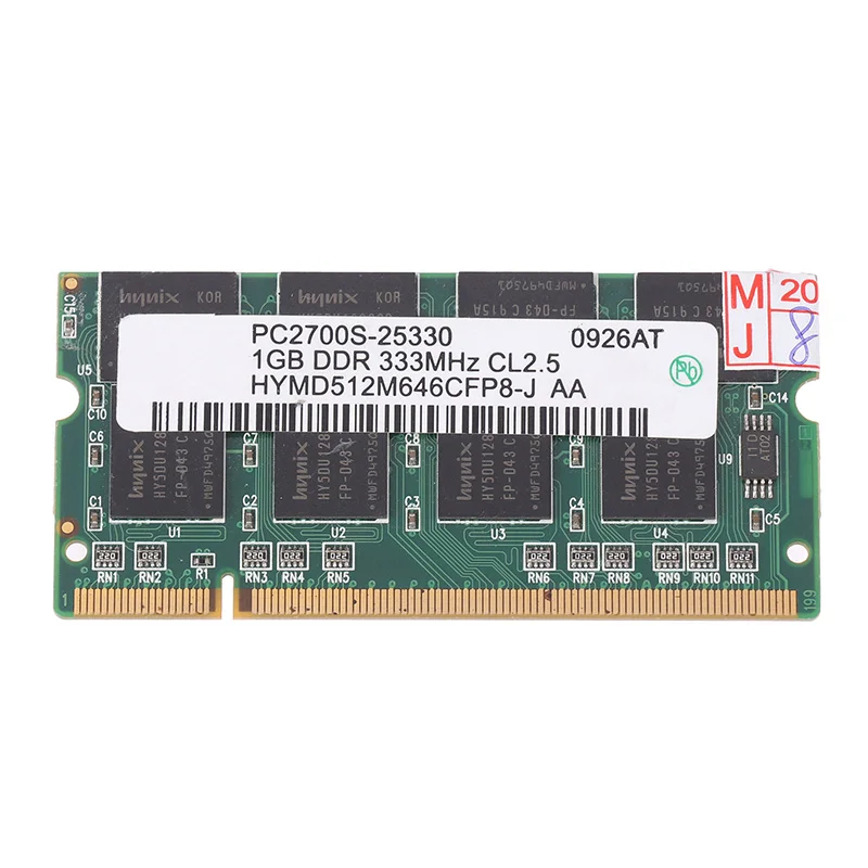 1GB DDR1 Laptop Memory Ram SO-DIMM 200PIN DDR333 PC 2700 333Mhz 1GB DDR1 Laptop Memory Ram SO-DIMM 200PIN DDR333 PC 2700 333Mhz
