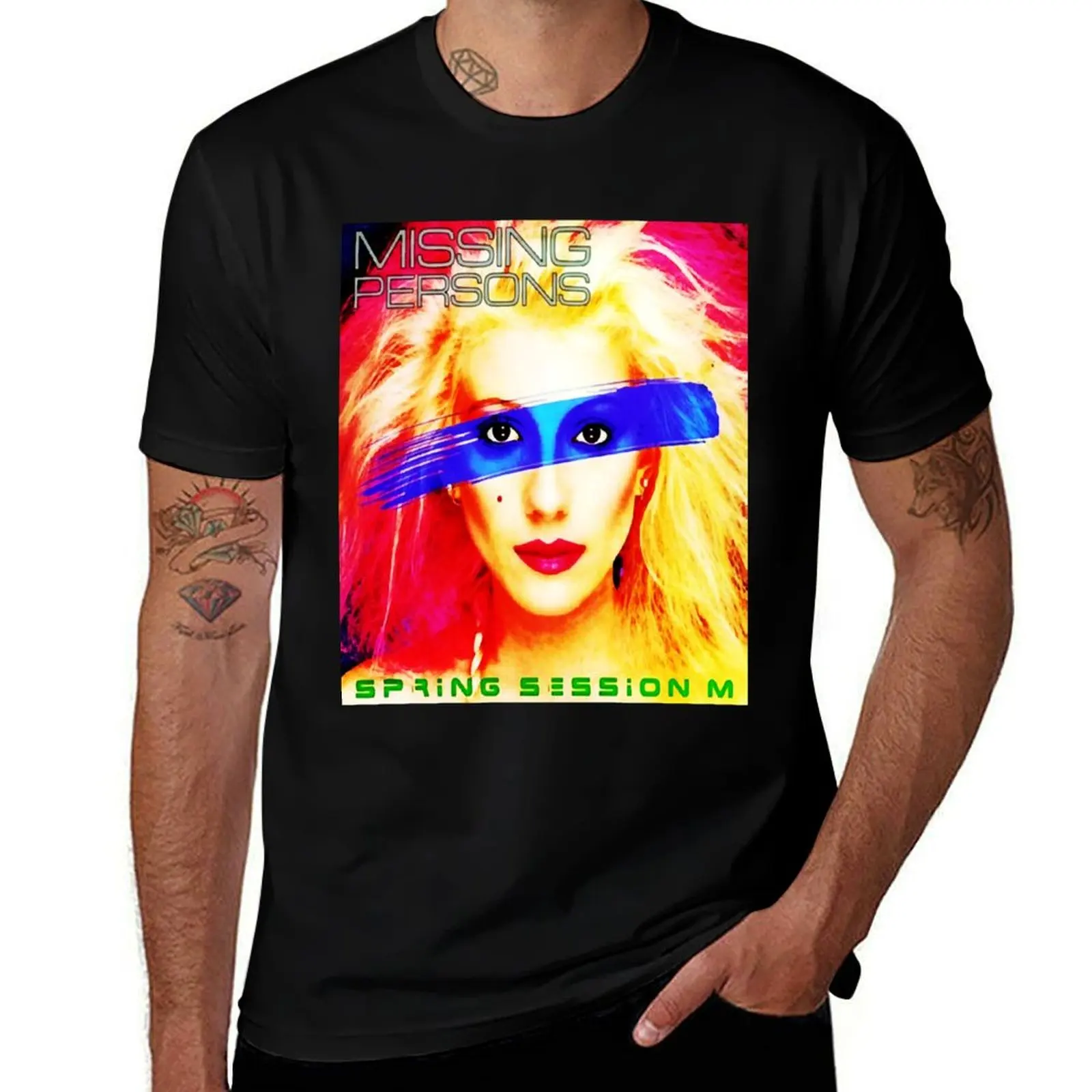 Funny Gift Missing Popular International Retro T-Shirt High Elasticity Sports Tee Shirt