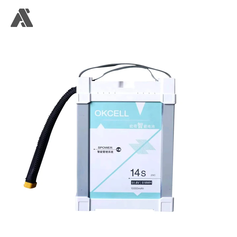 

OKCELL 14S 10000mAh 14S Smart Lithium Battery For Agriculture drones Sprayer