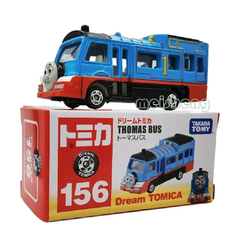 Takara Tomy Tomica Alloy Car Model No. 156 Thomas Fat Controller Small Locomotive Children\'s Toy, A Christmas Gift for Children