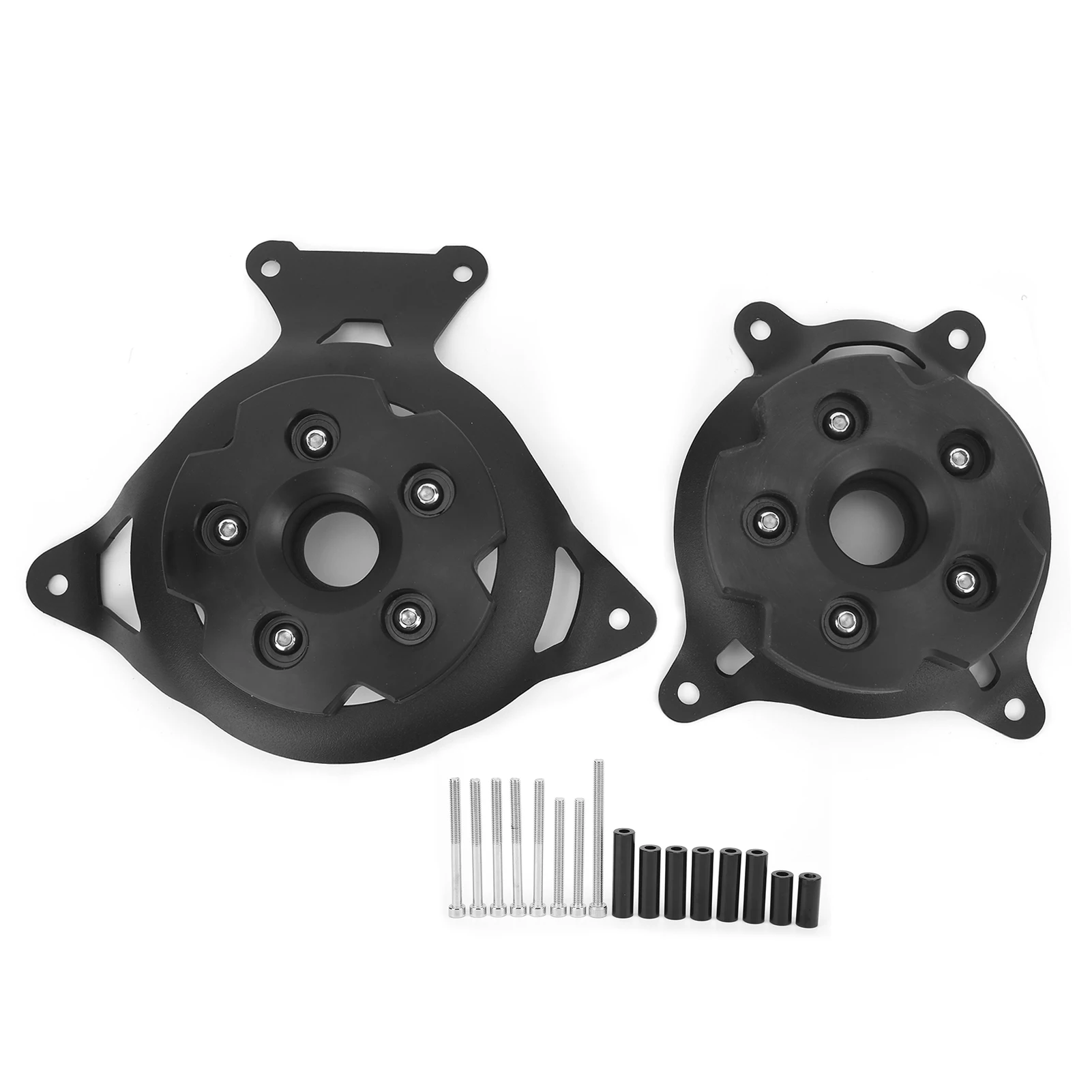 2PCS Motorcycle Engine Cover Replacement for Kawasaki Z750 Z800 ZR750 ZR800 2013‑2017