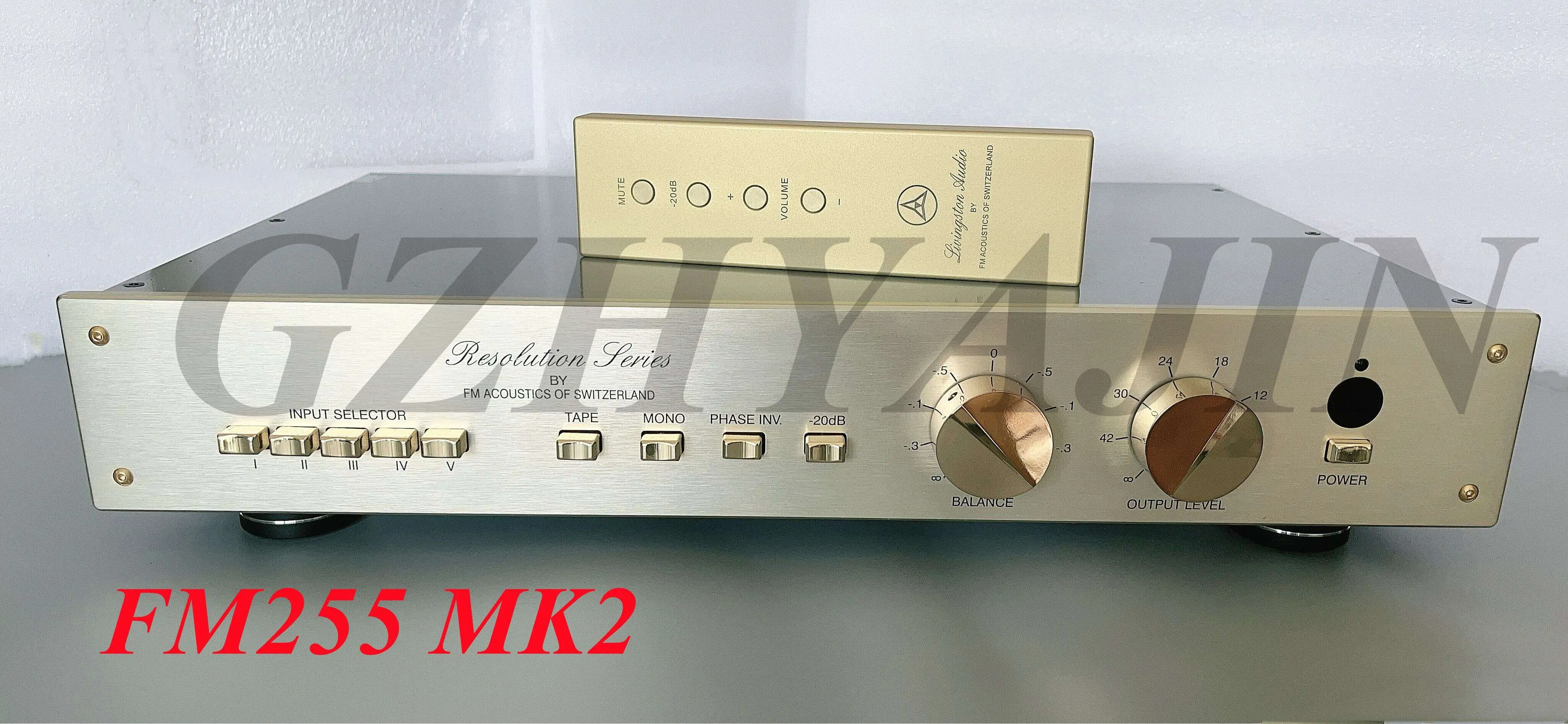 

Refer to Swiss FM255MK2 HI-END balanced single ended fever preamplifier, XLR * 1, single ended RCA X1, THD+N distortion 0.0024%