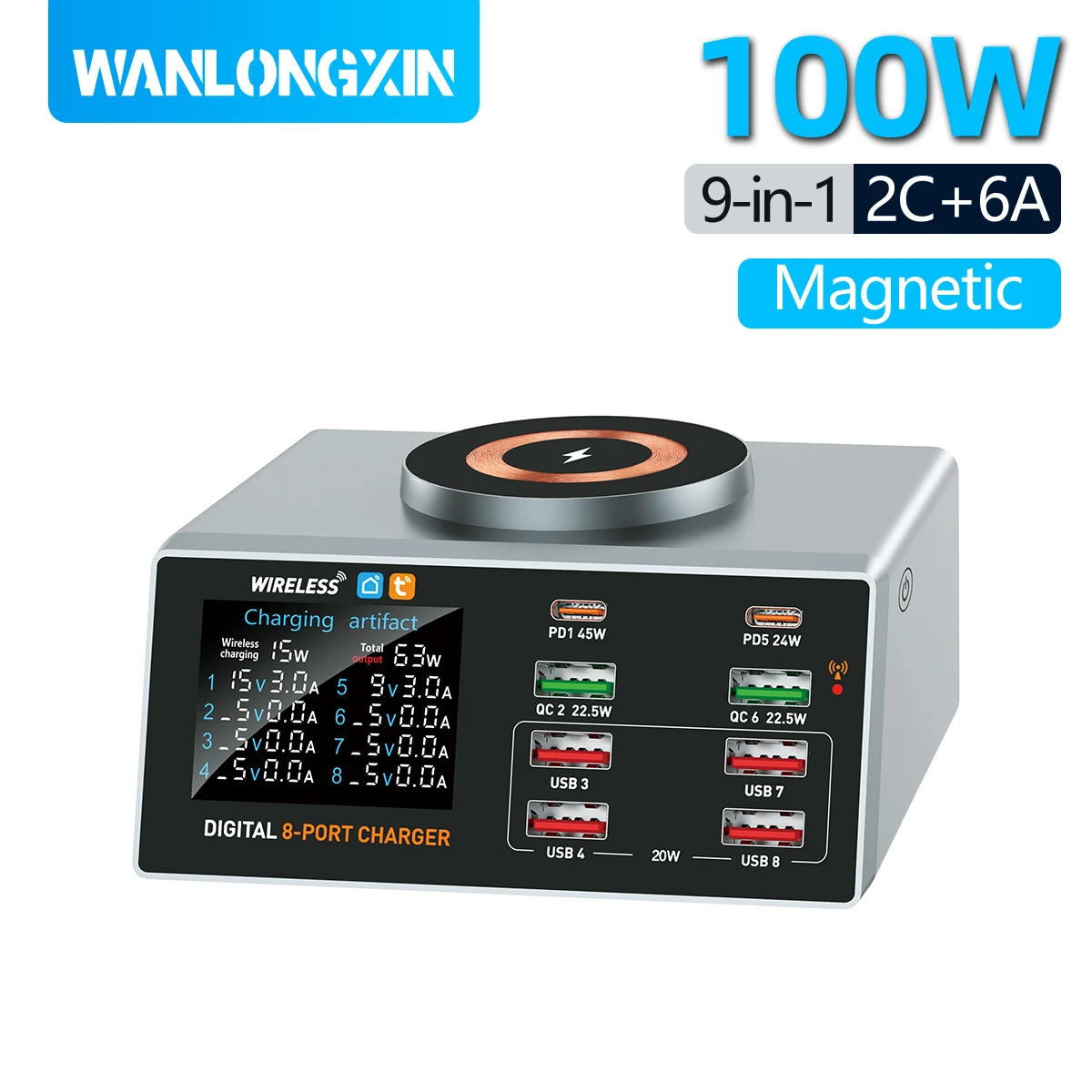100W Gan Charger Us… - image