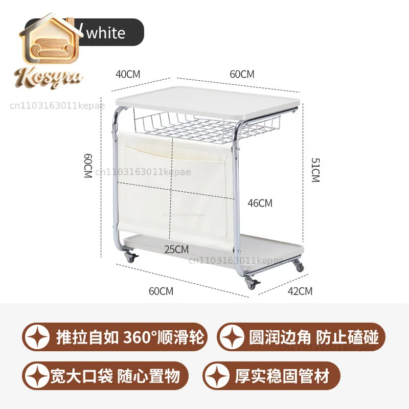 Side several movable living room sofa manufacturers supply small apartment balcony simple small tea table mobile portable light