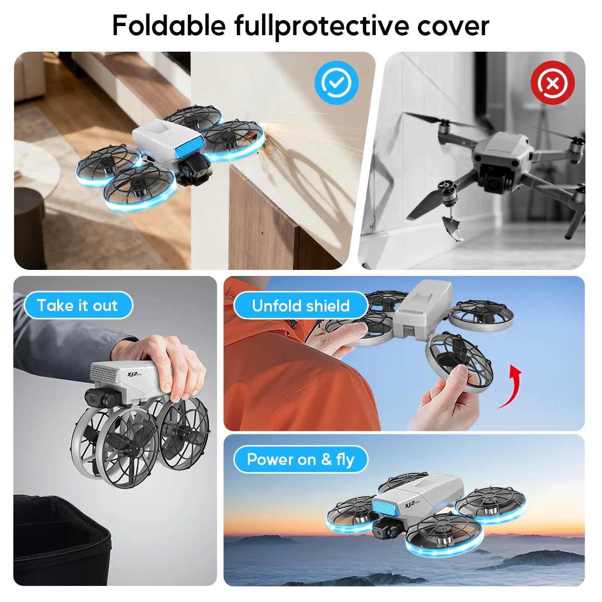 Drone Mini AXNEN XJ2 com Câmer - Drone Pro Rc Ufo avaliação e preço
