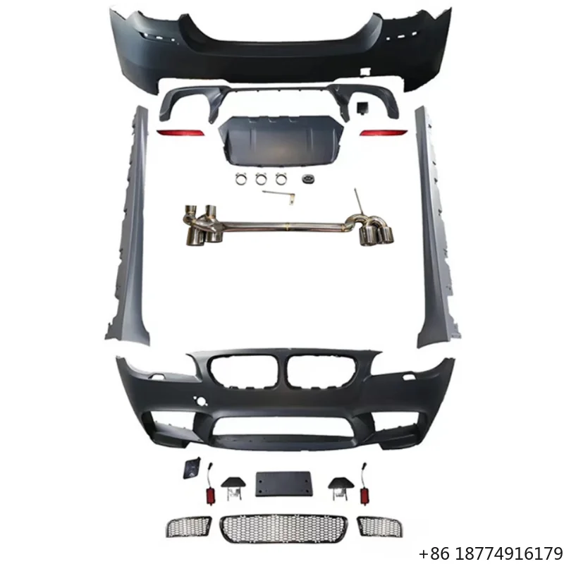 

Full Set Car Facelift Rear Front Bumper G30 M5 Bodykit Body Kit for 5 Series F10 F18 2011-2017 Change Upgrade to G30 M5 LCI
