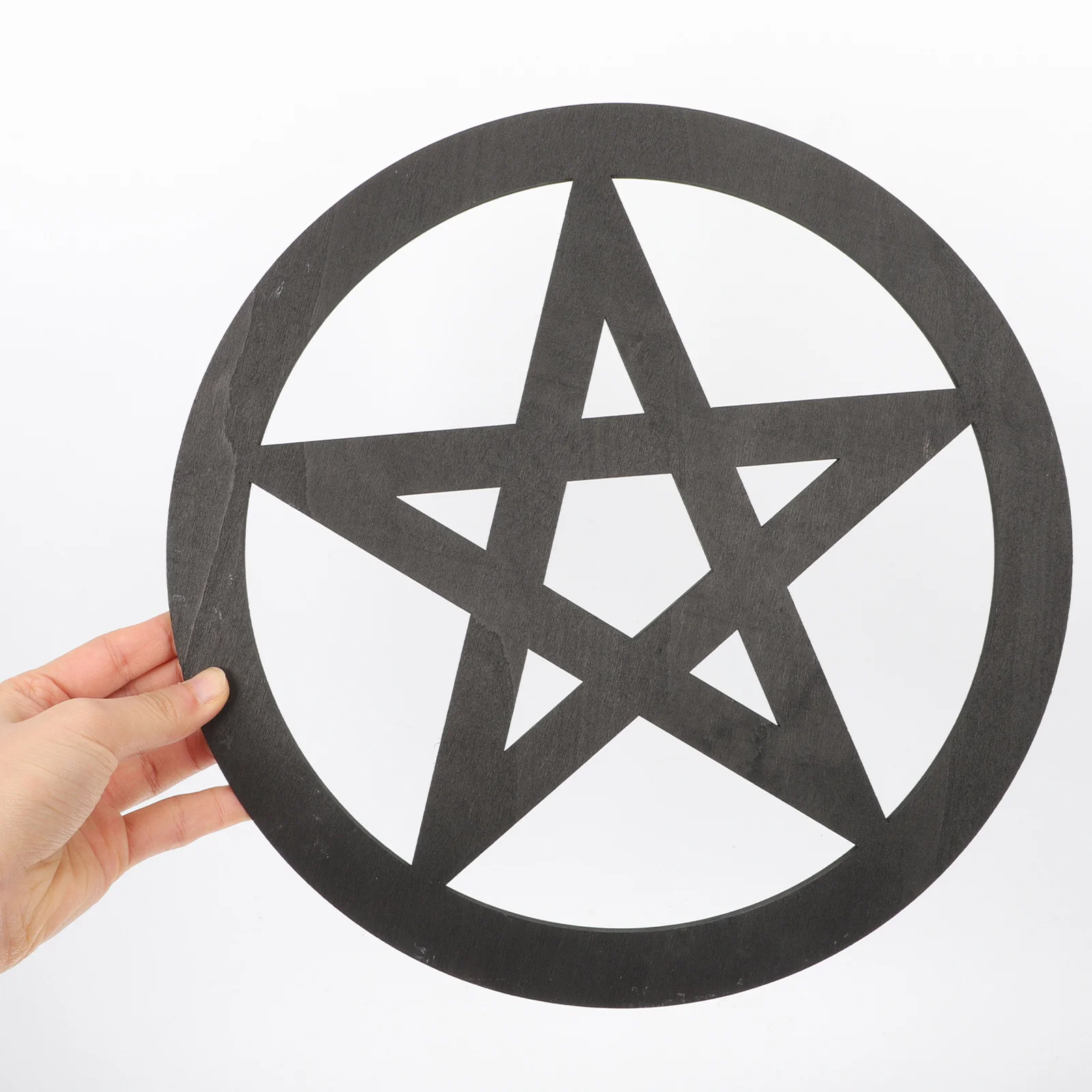 

Wooden Pentacle Altar Decoration Premium Wood Material Religious Ceremonies Home Adornment Altar Ornament