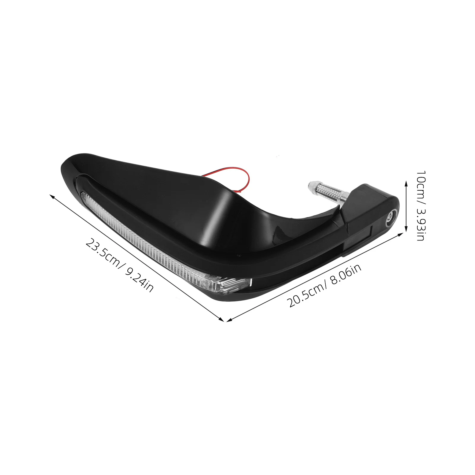 Paramani per moto Parabrezza universale con indicatori di direzione Scudo protettivo per spazzola a mano ATV per bici da cross Crash