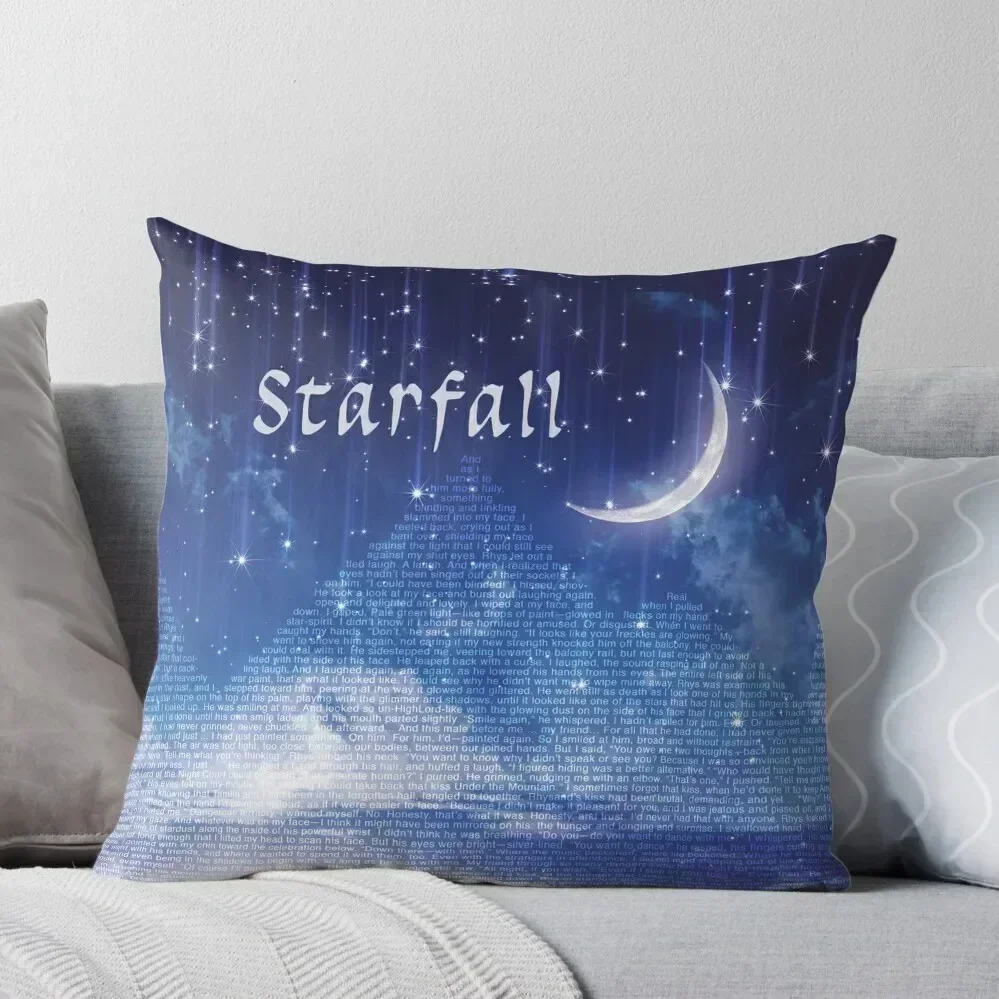 ACOMAF Starfall Scene (text) Throw Pillow Plaid Sofa Cusions Cover home decor items Decorative Cushion Cover pillow