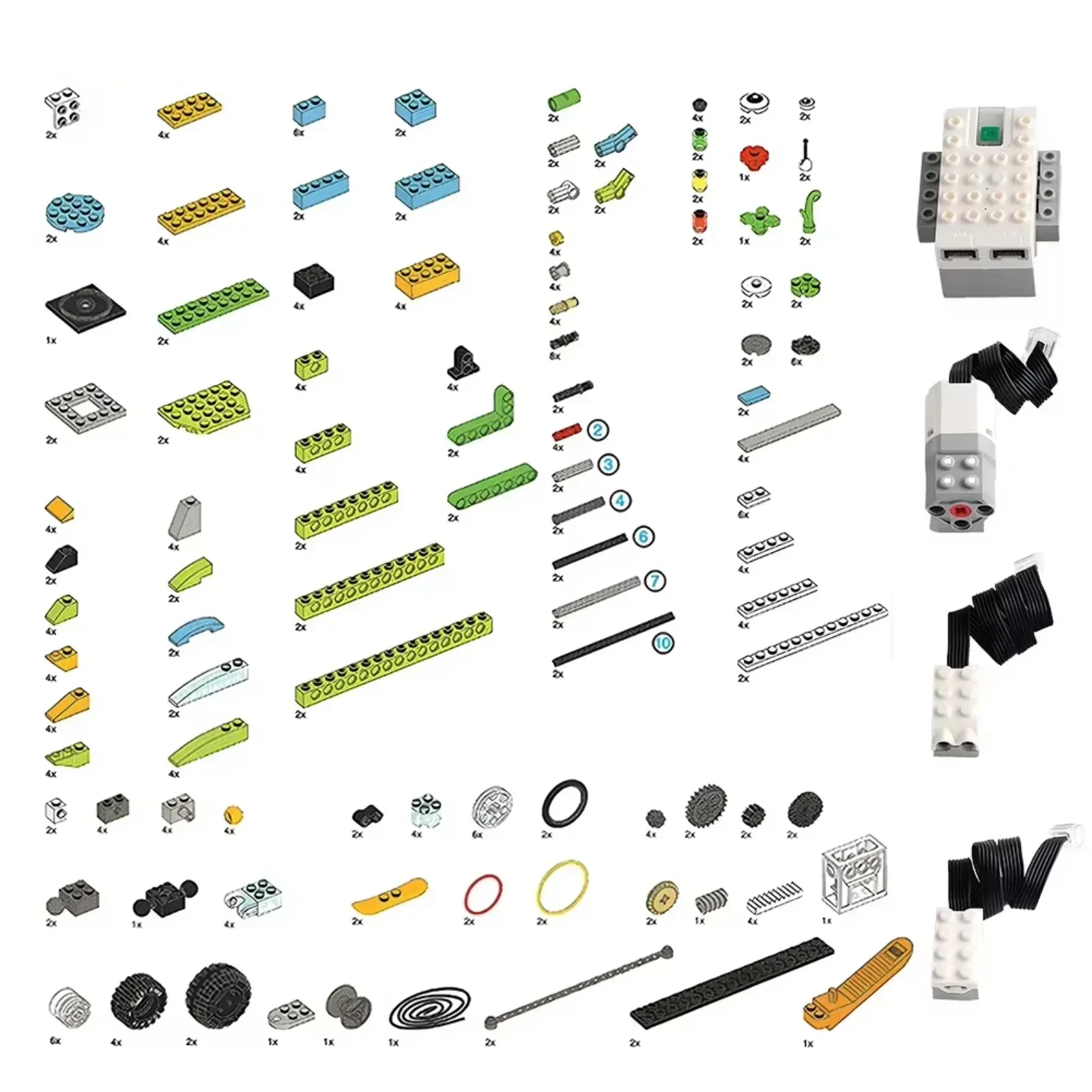 STEM We-do2.0 45300 Core Programming Kit Compatibel legoed Onderwijs Bouwstenen Kit met 280 stks & Sensoren Elektronische Bakstenen