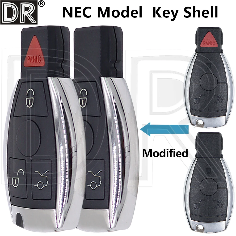 

Отличная замена модифицированного корпуса автомобильного ключа для Mercedes Benz A C E S CL GL SL CLK SLK NEC Type