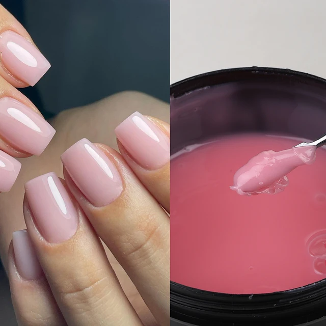 MSHARE 250g Helder Acryl Gel Harde Gel Voor Nagelverlenging Roze Naakt Wit Acrygel Hema TPO Gratis Builder Nagelgel Franse Nail Art